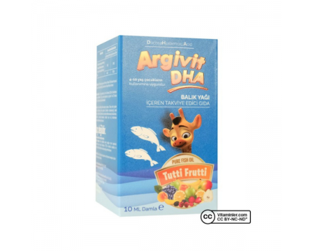 Argivit Fish Oil OMG3 DHA 10ml 
