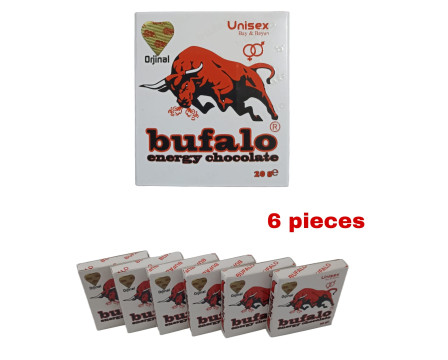 Bufalo Energy Chocolate 6 Pieces