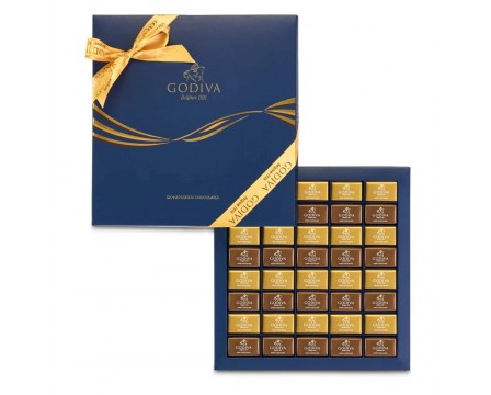 Godiva chocolate Navy Blue Neapolitan Box 120 pieces