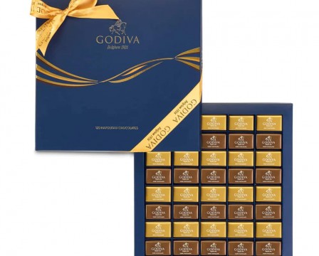 شوكولاته جوديفا الأزرق صندوق هدية 120 قطعة