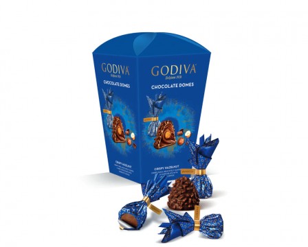 Godiva Chocolate with Milk Hazelnut Croquants, 123 gr