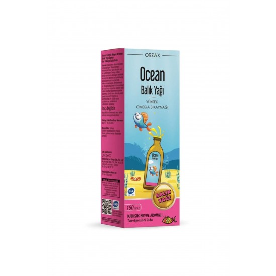 Orzax Syrup Fish Oil Mixed Fruit 150 Ml