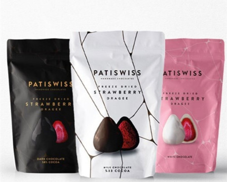 Patiswiss Strawberry Chocolate, 3 Bags