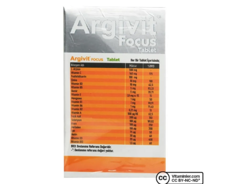  Argivit Focus for height growth 90 tablets  package