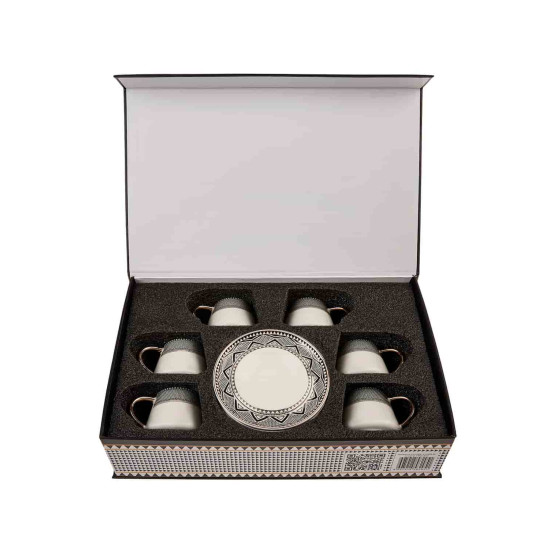 Luxurious Turkish Coffee Cups, 12 Pieces