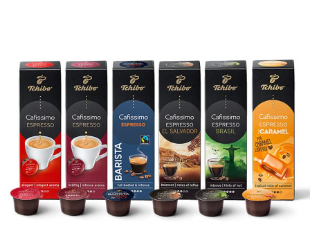 Cafissimo, Espresso Coffee Capsules 6 Flavors, 60 Pieces
