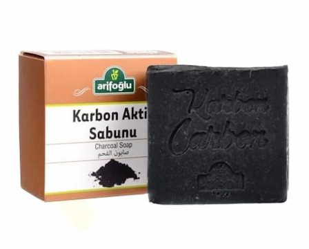 Turkish Activated Charcoal Soap, 125 G