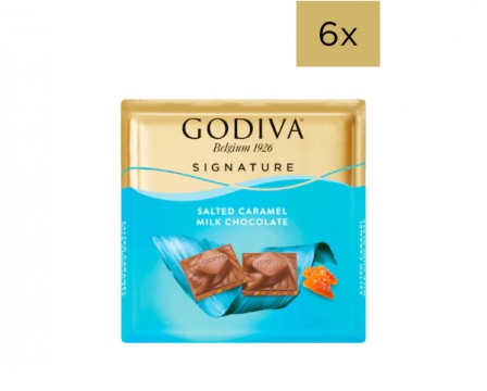 شوكولاته جوديفا الأزرق بالكراميل 6 قطع