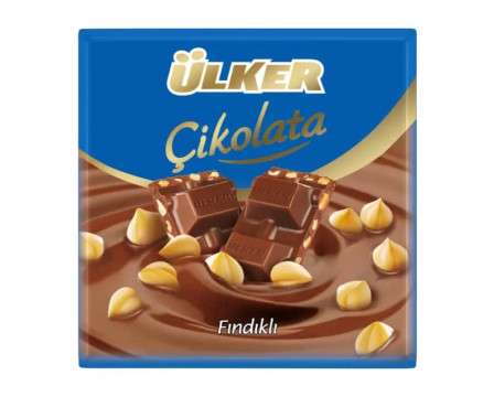  شوكولاتة اولكر بالبندق 6 قطع - 70 غ