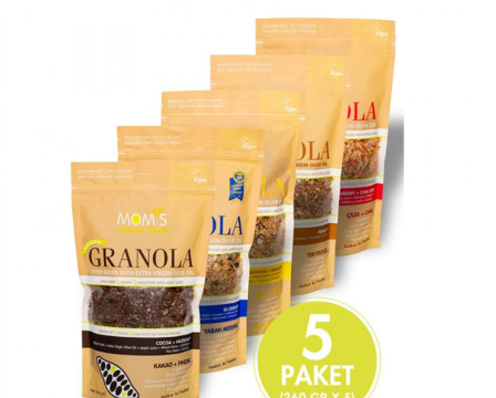 Granola package five bags