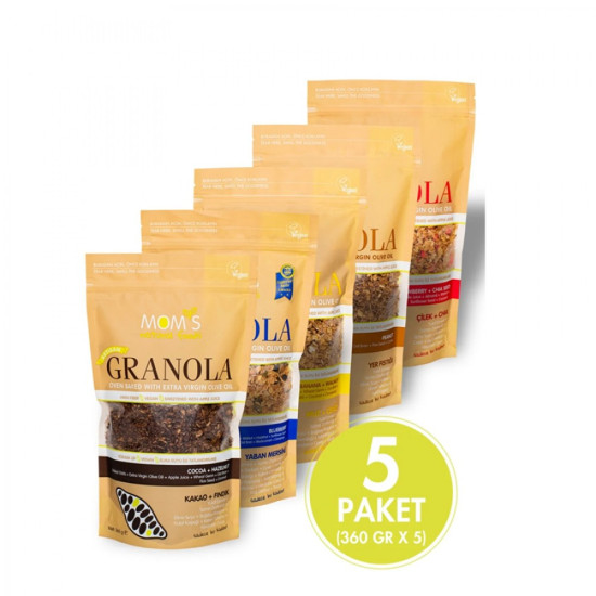 Granola package five bags