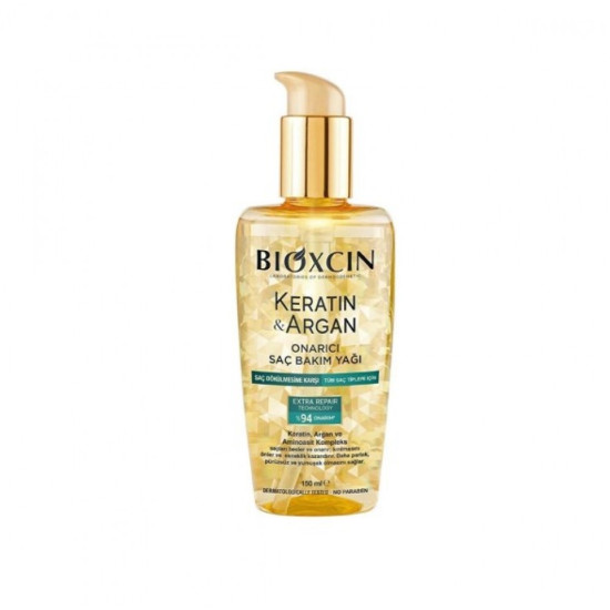 Bioxin oil with argan and keratin for hair