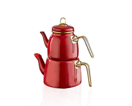 Turkish Red Color Teapot Steamer