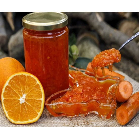 Ready-made carrot orange jam from Nazilköy – 460 grams
