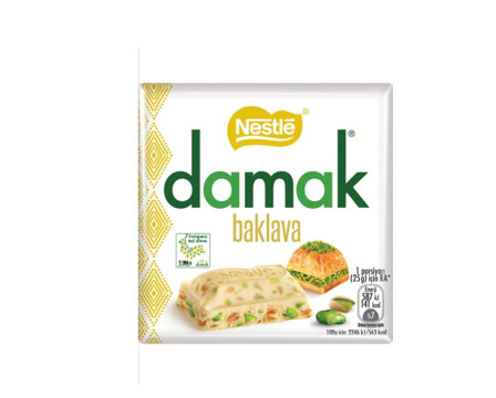Turkish DAMAK Baklava Chocolate 6 Pieces