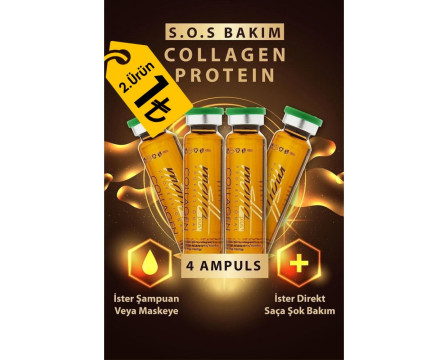 Collagen Ampoule For Hair, 4 Ampoules Collagen Ampoule For Hair, 4 Ampoules