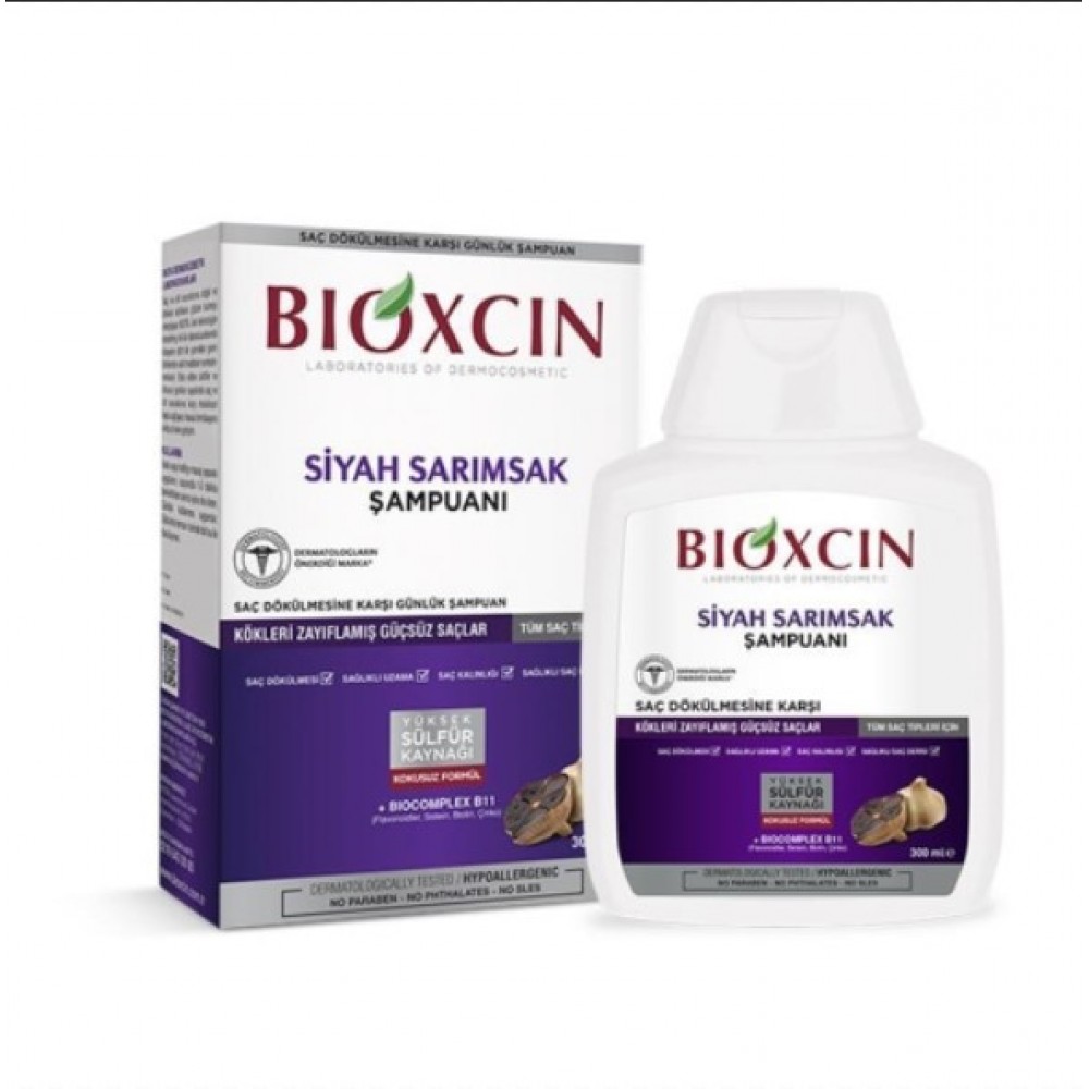 شامبو الثوم الأسود من بيوكسين Bioxcin