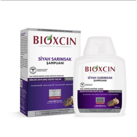 Bioxcin black garlic shampoo