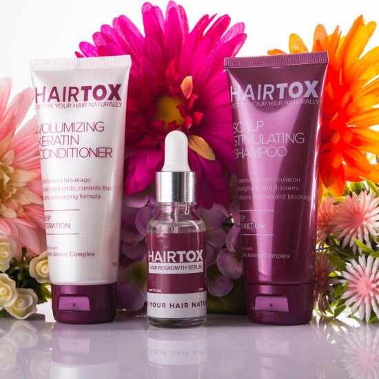 Hairtox shampoo set for hair care