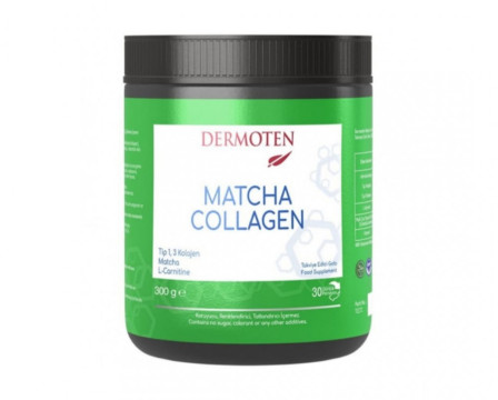 Matcha & Collagen Powder, Dietary Supplement, 300 G