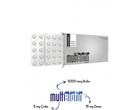 Iron and zinc pills for hair, 60 tablets