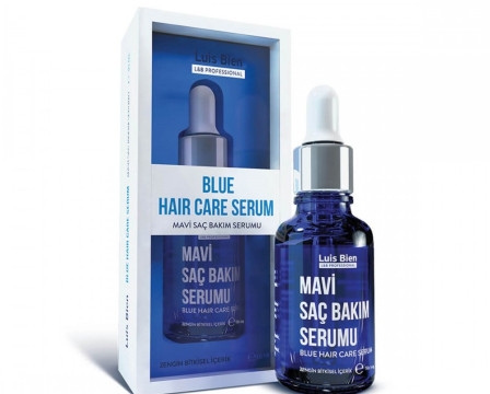 Blue hair serum