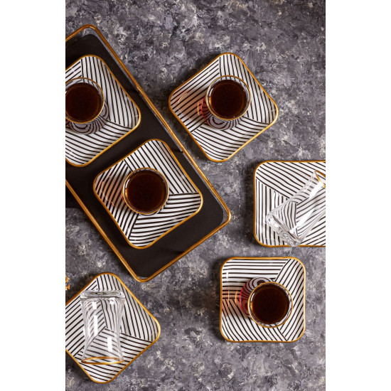 Luxurious classic Turkish tea cups