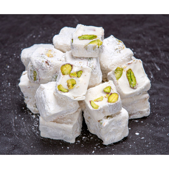 Turkish delight with milk and pistachio 1 kg