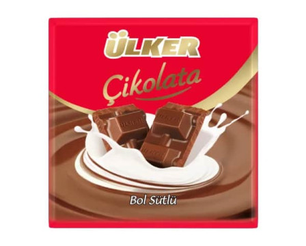  Ulker Milk Chocolate bar 6 pcs- 70 Gr