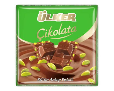  شوكولاتة اولكر بالفستق 6 قطع - 70 غ