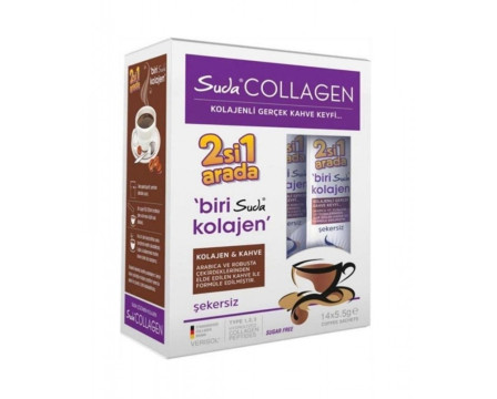  Suda Collagen Coffee sugar free 14 bags