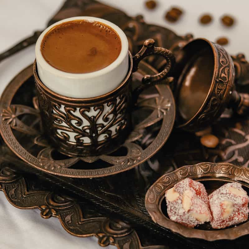 turkish coffee with mastic