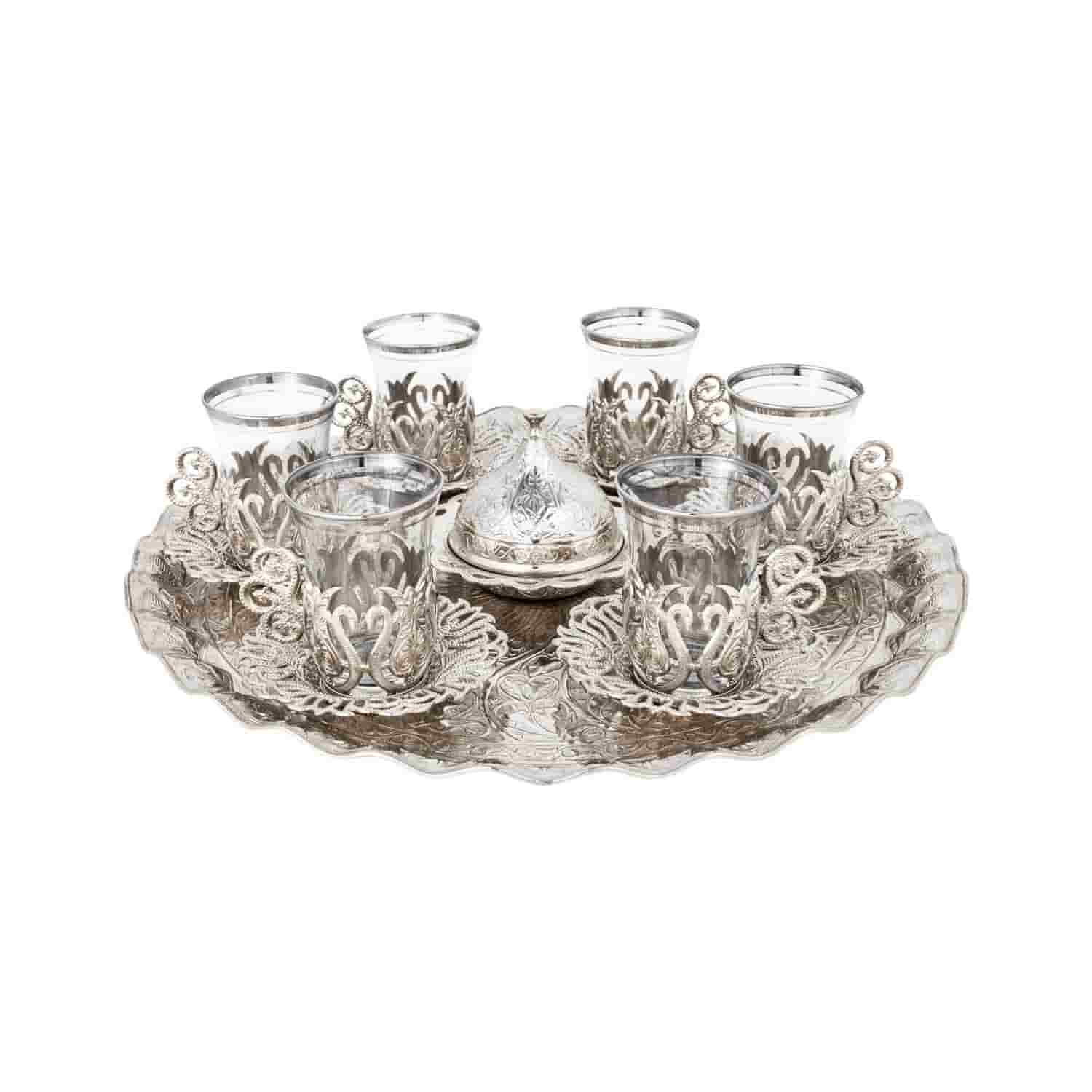 Silver Turkish Tea Cups